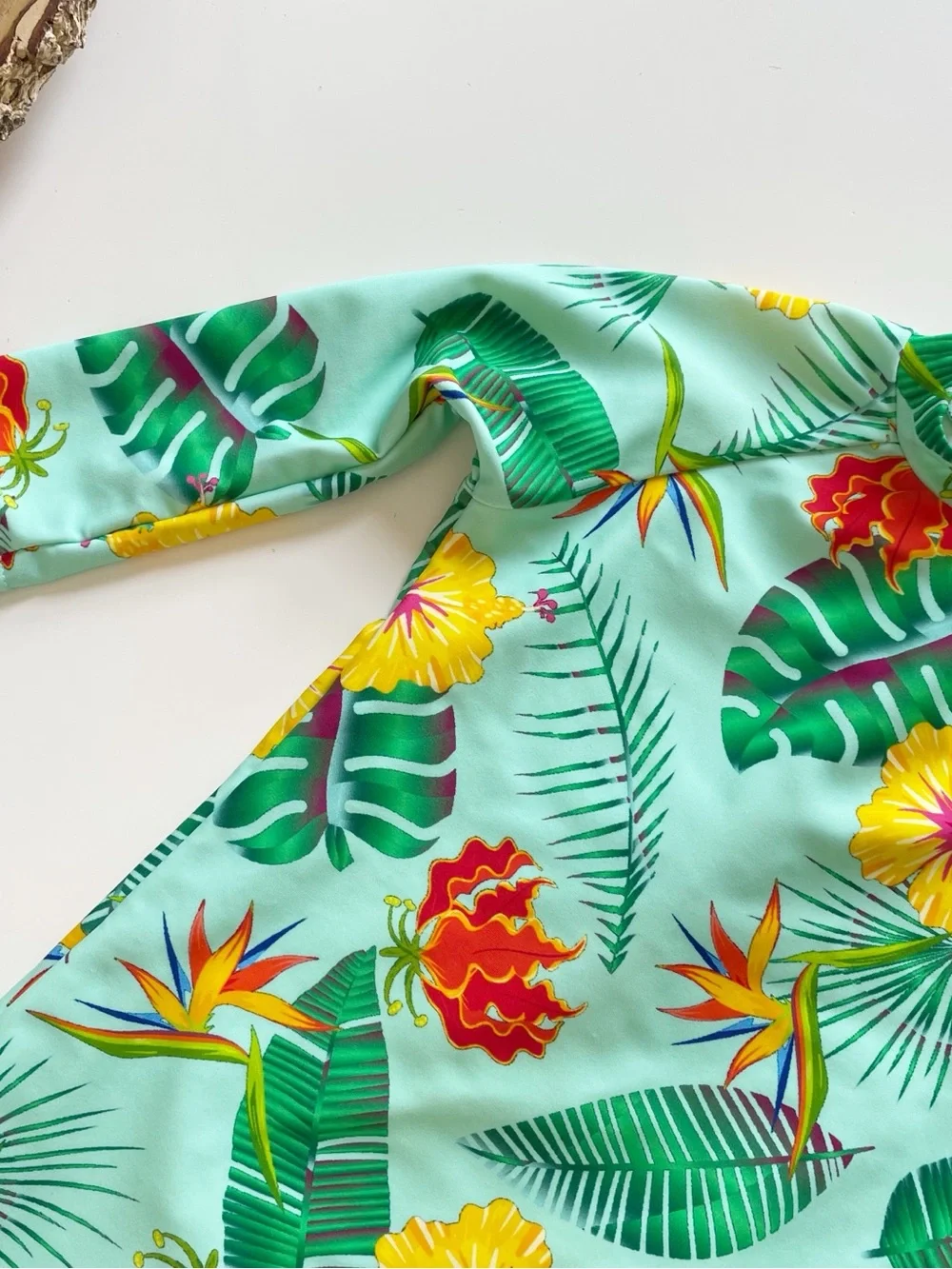 Up & Fast Hawaiian Rash Guard One Piece Swim | 9-12m